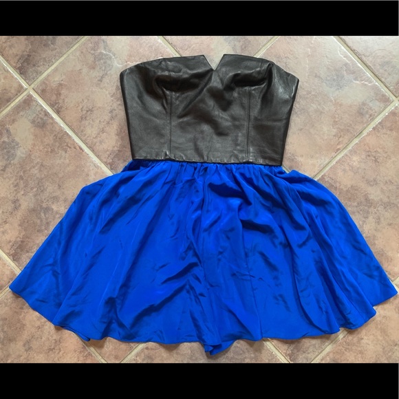 Amanda Uprichard Genuine Leather Dress - Picture 1 of 3